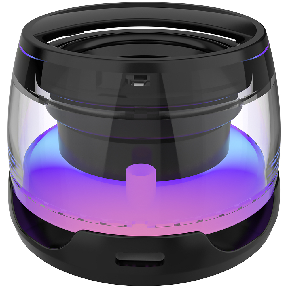 Small Portable Wireless RGB Light Magnetic Bluetooth Speaker With TWS Phone Call Function