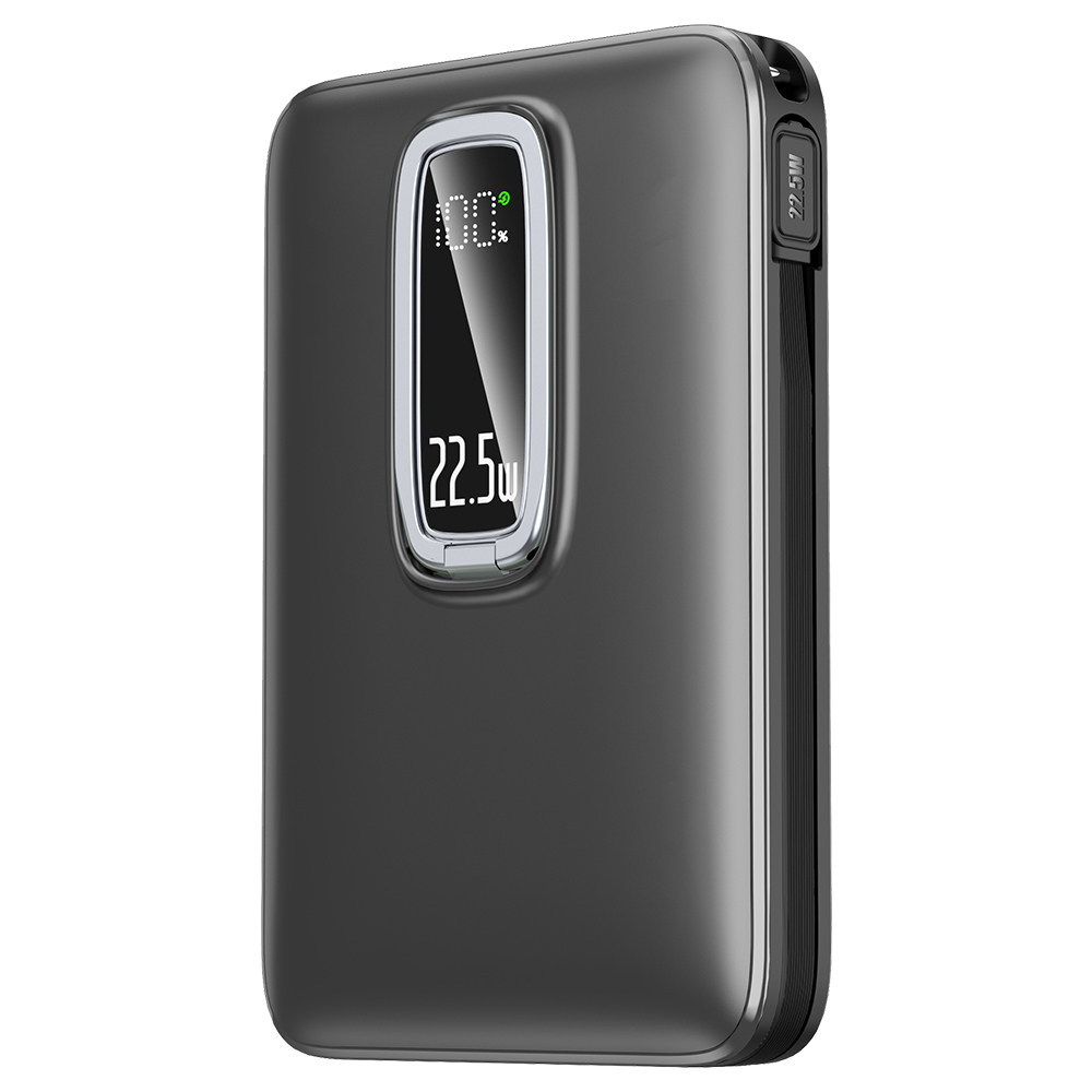 OEM 10000mAh 3-in-1 Wireless Charging Power Bank with Smart Display