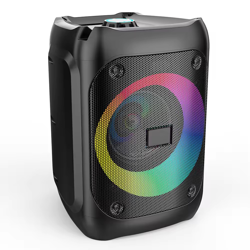 WESDAR Wireless IPX4  4'' Bluetooth Speakers With RGB Light for Home Party