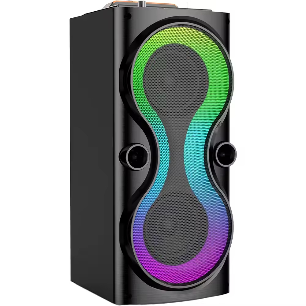 WESDAR 20W Portable Bluetooth Speaker with RGB Flame Light & Remote Control