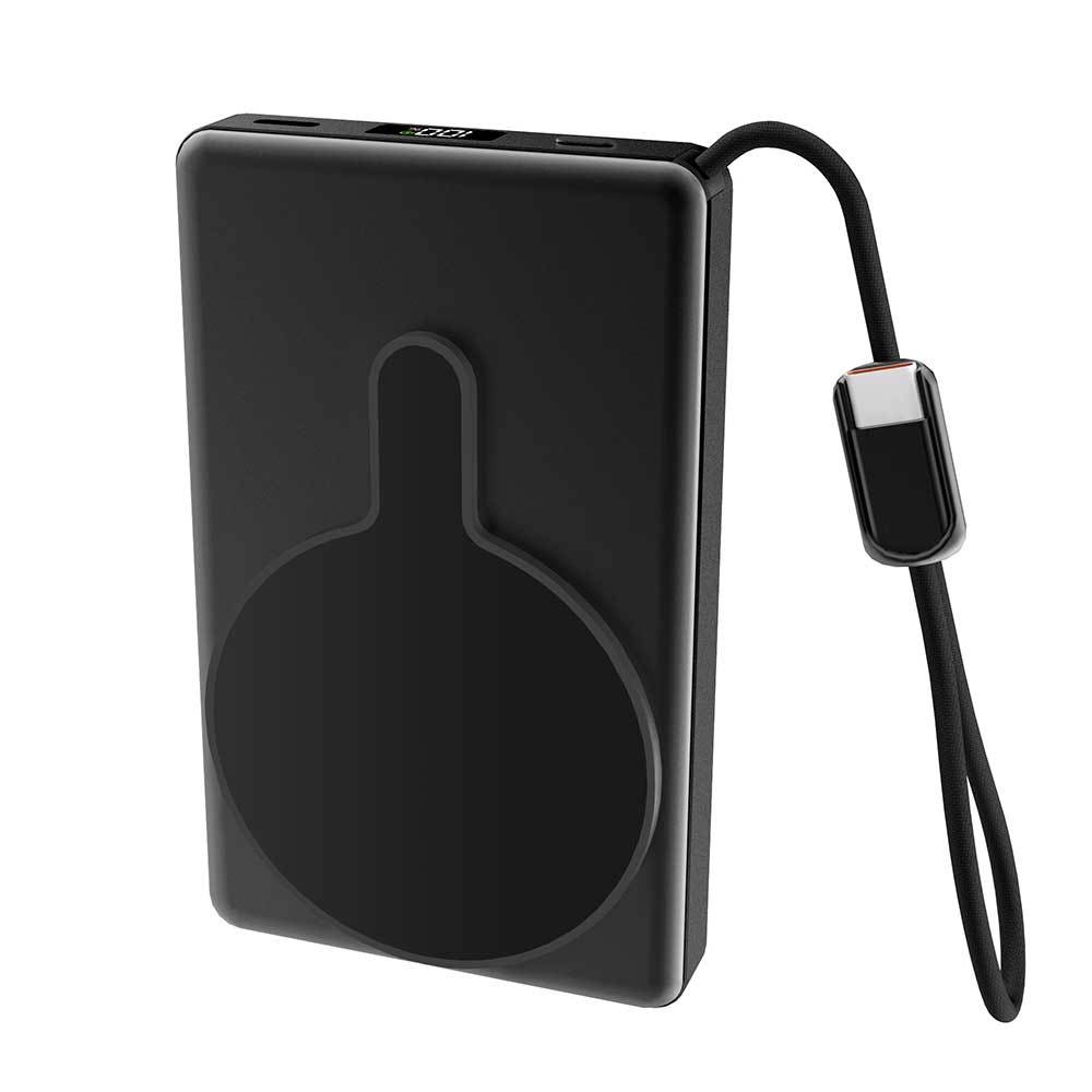 10000mAh Magnetic Power Bank with 45W PD & 25W Wireless Charging
