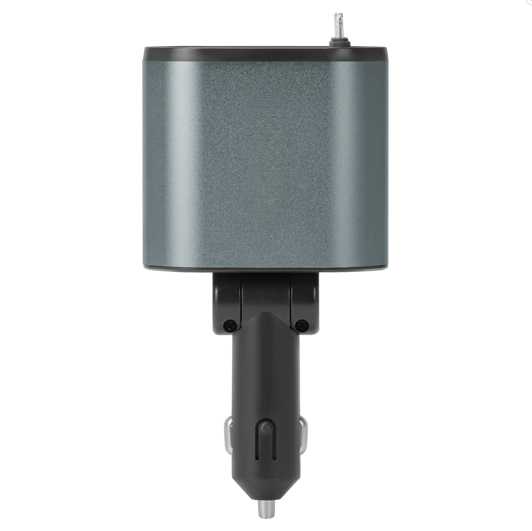 Air Grey Car Phone Charger 66w With Two Cable (CE Certificate)