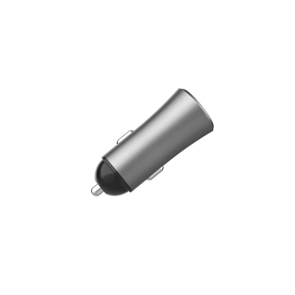 12v 24v Aluminum Dual USB Type-C Car  Cigarette Lighter Charger