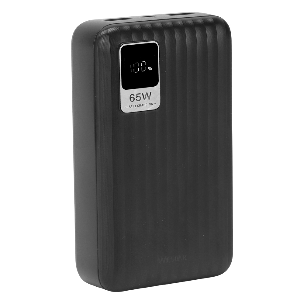 20000 Mah 65W Fast Charging Power Bank With Two Charging Cable