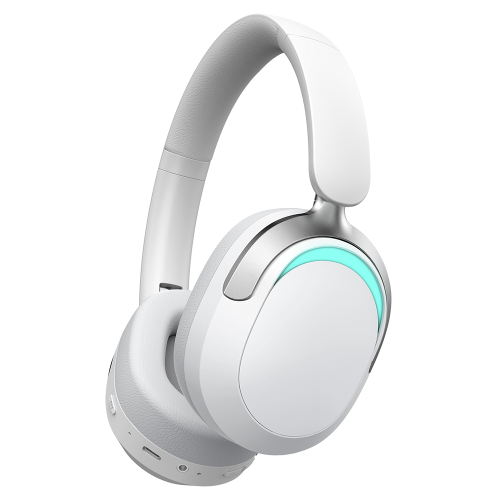 Bluetooth 6.0 Wireless Headphones w/ Single-Feed ANC & ENC