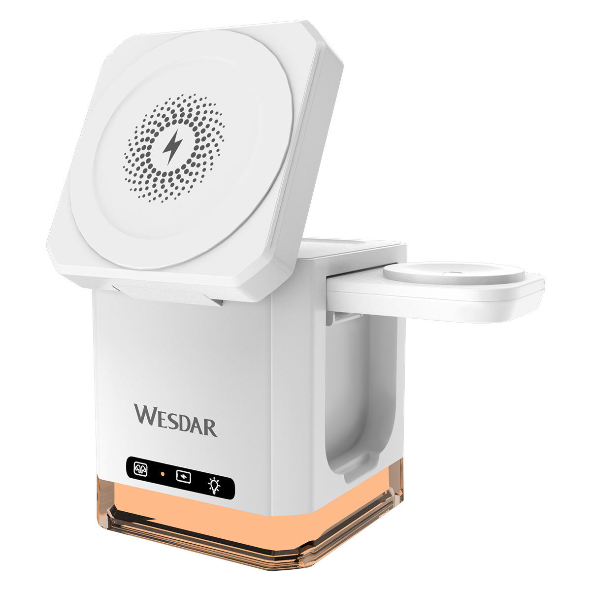 15w Wireless Charger 3 in 1 Phone Chargers Stand With LED Light