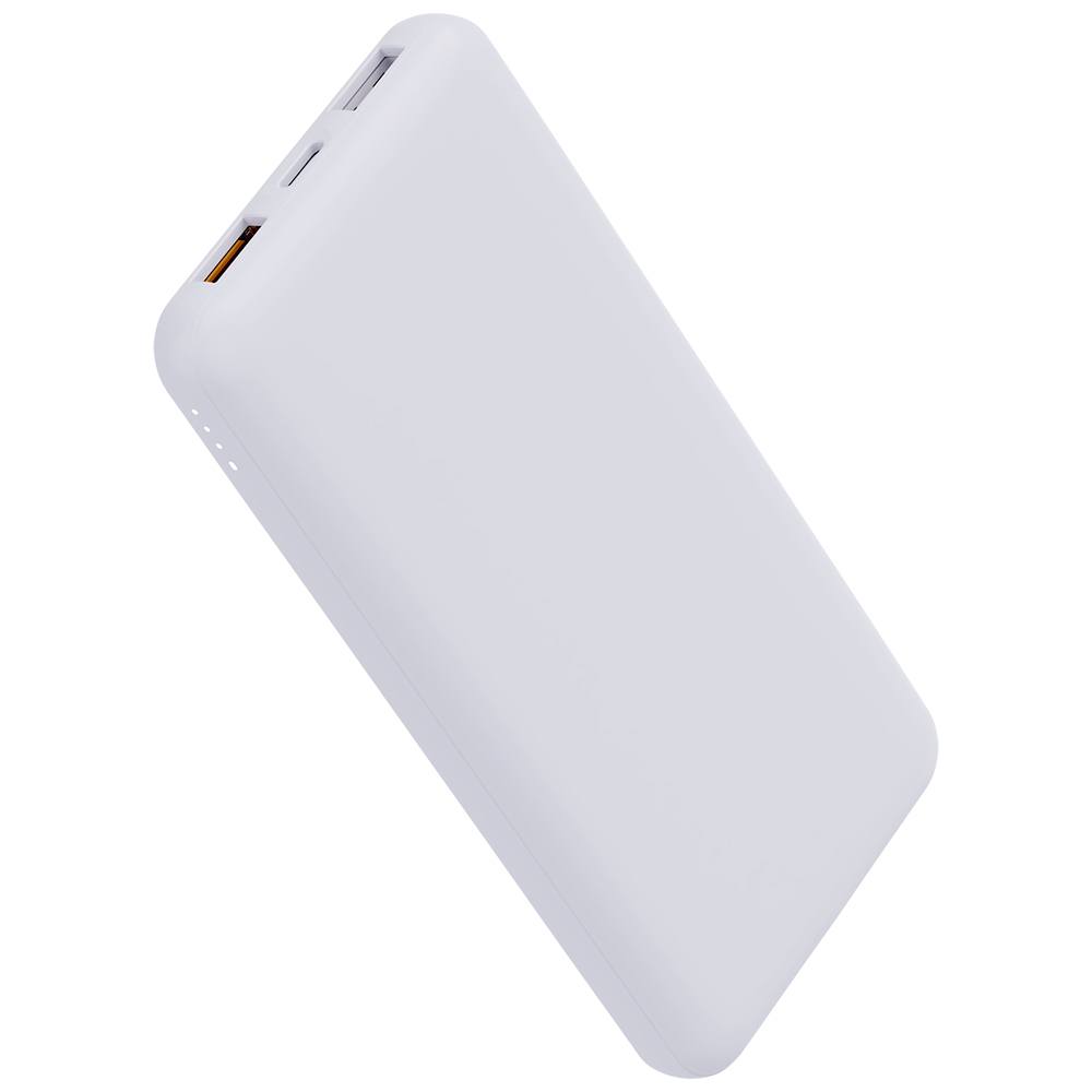 10000Mah Portable 5V 2A White Black Power Bank for Android Phone