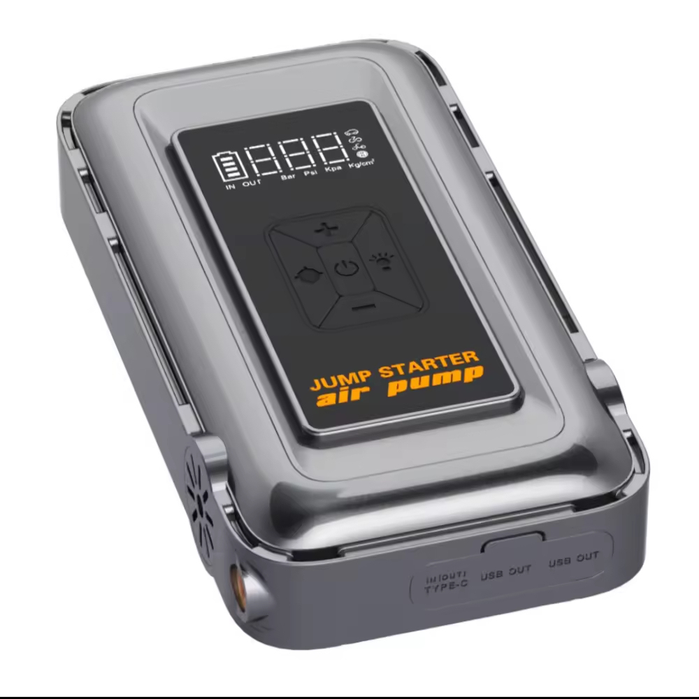 12V 16000mAh Portable Mini Aluminum Alloy Jump Starter (Power Bank)