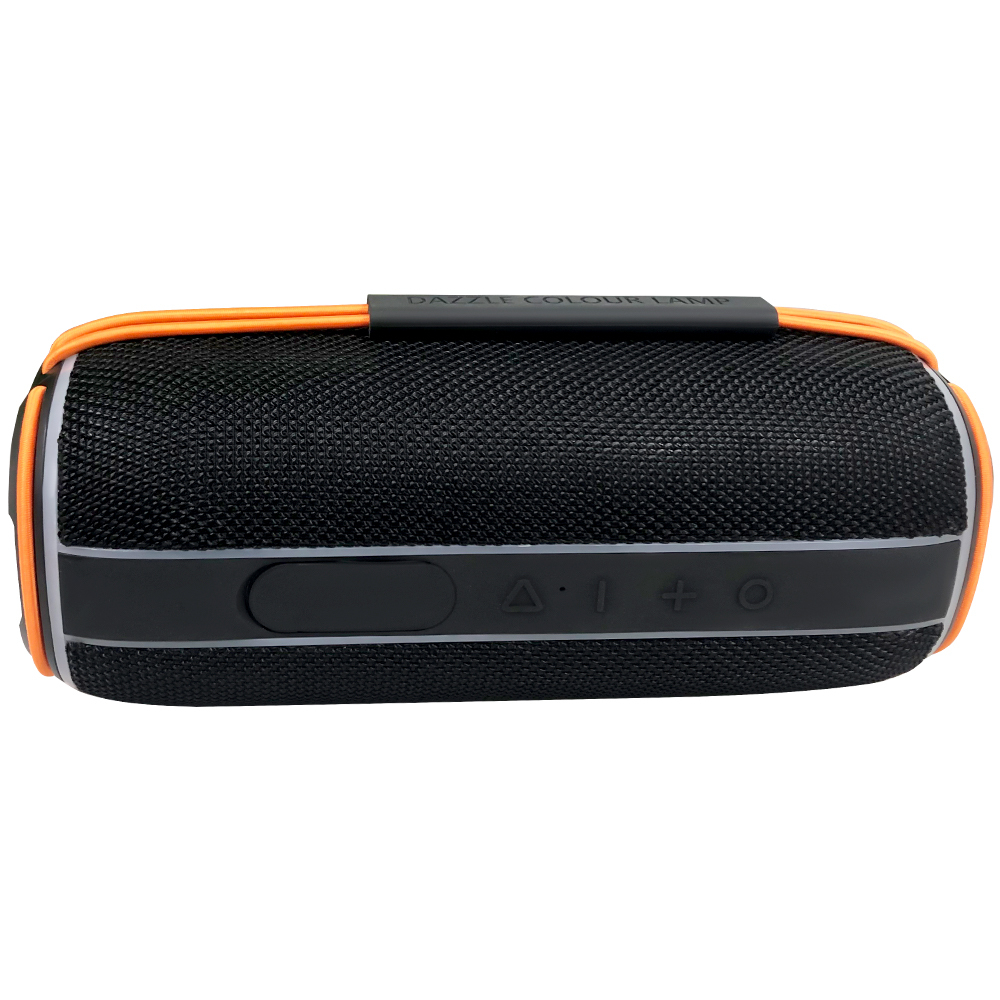 Portable Wireless Outdoor Speakers Black Fabric RGB Light Strong Bass Sound Quality