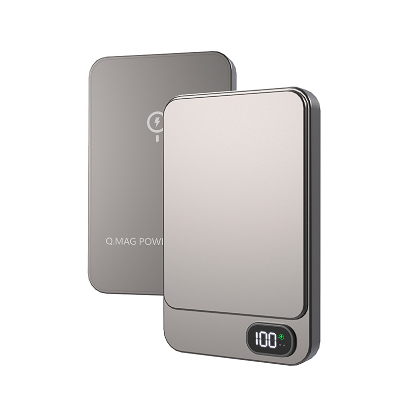 Aluminum Magnetic Power Bank 10000mAh Capacity 22.5W Fast Charging