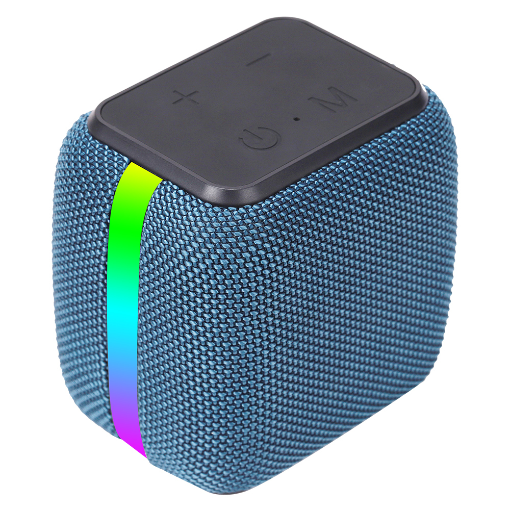 Portable Stereo Sound Box Bluetooth  Speaker With RGB Color Light
